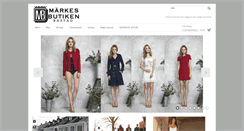 Desktop Screenshot of markesbutiken.se